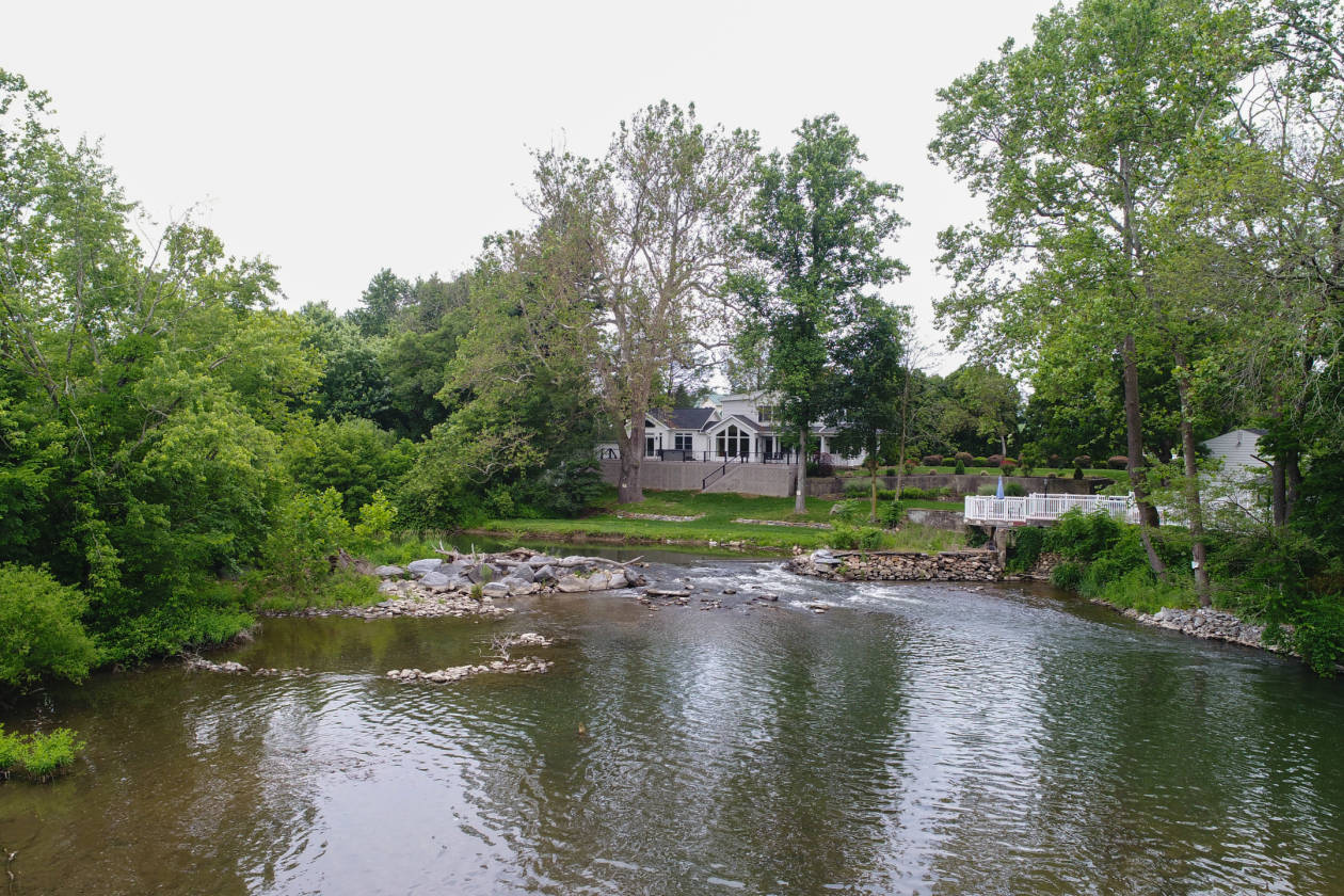 Magnificent waterfront updated 1800's Farmhouse along the Yellow Breeches Creek Mechanicsburg