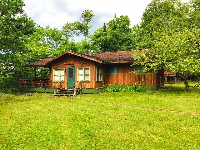 Upper Michigan Log Cabin with 740 Feet of Lake Michigamme ...