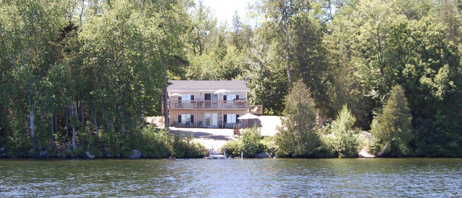 Schoodic Lake, Maine Waterfront Year Round Home With 200